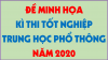 Đề minh họa kì thi Tốt nghiệp THPT năm 2020