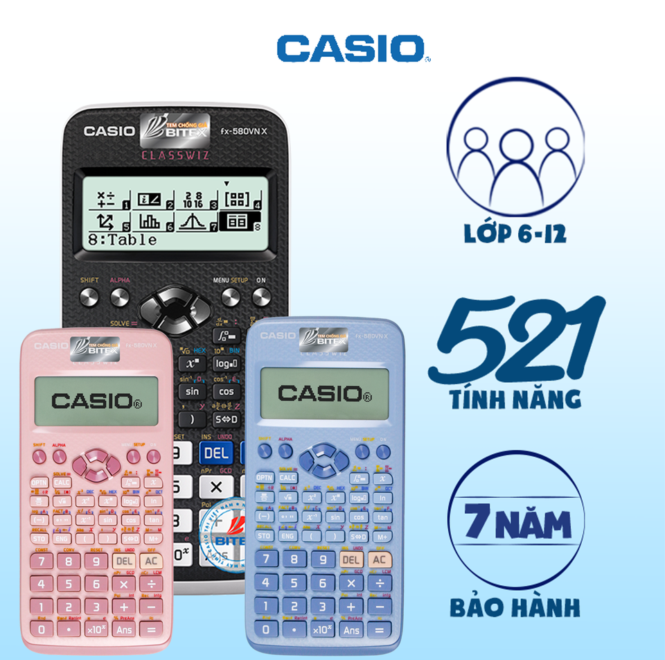 Phần mềm giả lập mát tính Casio - Vinacal